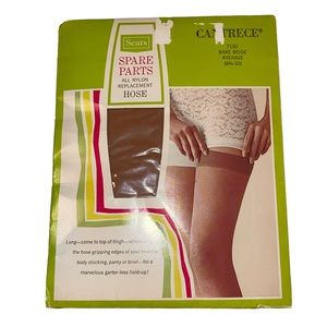 Vintage Sear Spare Parts All Nylon Replacement Hose Color Bare Beige Sz Average